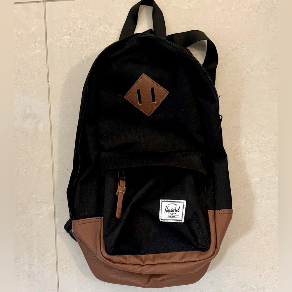Herschel Supply Company Black and Brown Backpack